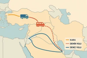 Türkiye'den Orta Doğu'ya Lojistik Rotaları ve Taşıma Modları